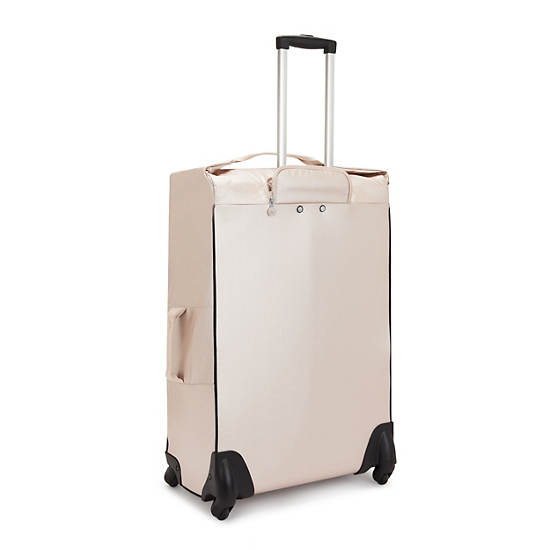 Darcey Large Metallic Rolling Luggage, Quartz Metallic, large