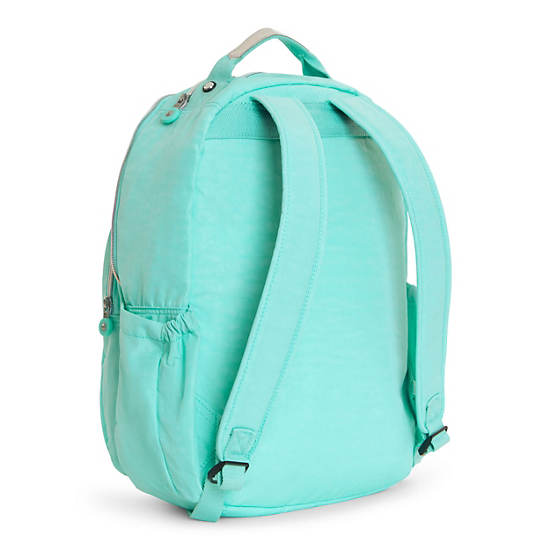 Seoul Large Laptop Backpack - Fresh Teal | Kipling