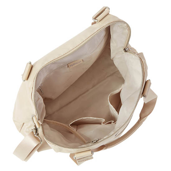 Jessica Handbag - Champagne Metallic | Kipling