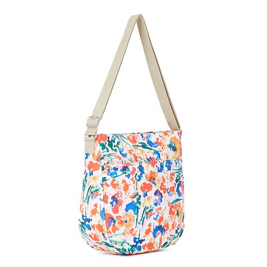 Bailey Printed Saddle Bag Handbag - Floral Night Natural | Kipling
