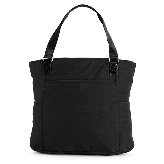 Leah Tote Bag - Black Patent Combo | Kipling