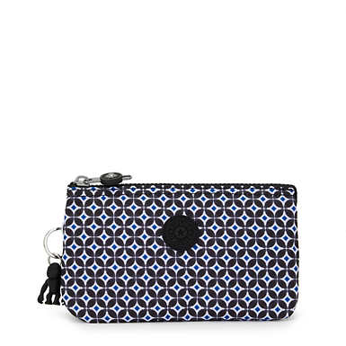 Creativity Large Printed Pouch - Blackish Tile