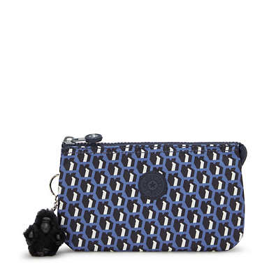 Creativity Large Printed Pouch - Racing Blue