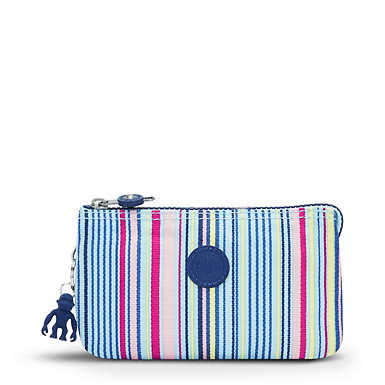 Creativity Large Printed Pouch - Resort Stripes