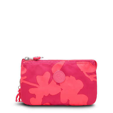 Creativity Large Printed Pouch - Coral Flower