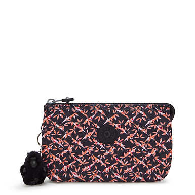 Creativity Large Printed Pouch - Black Eyelet
