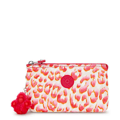Creativity Large Printed Pouch - Pink Cheetah