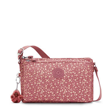 Mikaela Printed Crossbody Bag - Bubbly Flowers Pink