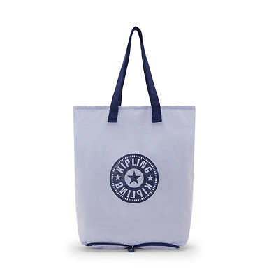 Hip Hurray Packable Tote Bag - Lavender Navy