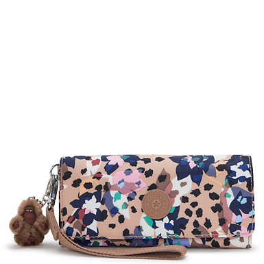 Rubi Large Printed Wristlet Wallet - Autumn Blossoms