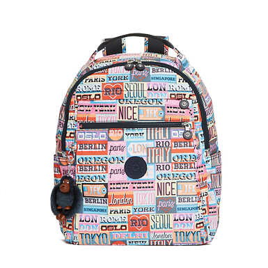 Micah Printed Medium Laptop Backpack Micah Printed Medium Laptop Backpack