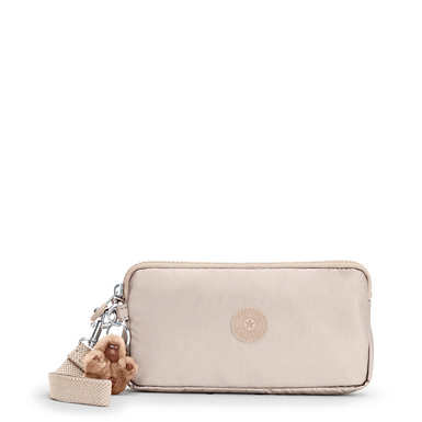 Lowie Metallic Wristlet Wallet - Quartz Metallic