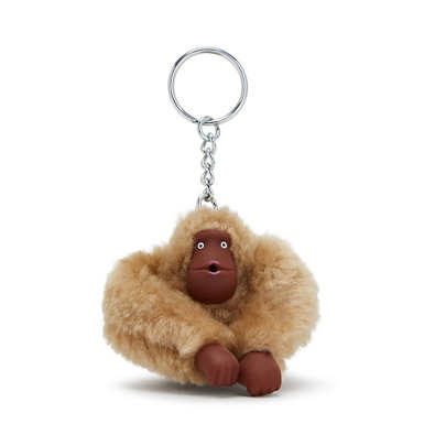 Sven Small Monkey Keychain - Caramel Beige