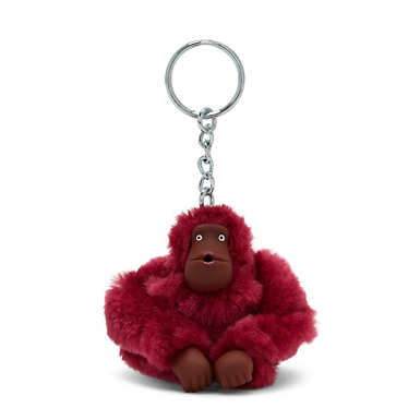 Sven Monkey Keychain - Beet Red