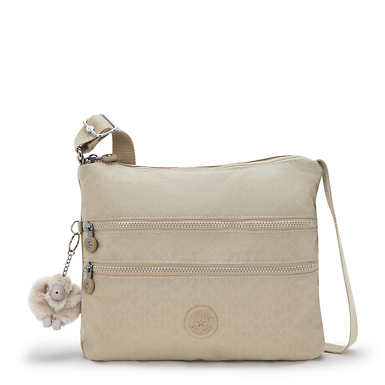 Alvar Printed Crossbody Bag - Sign Beige Emb