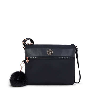 Ambrosia Crossbody Bag - Jet Black Satin WK