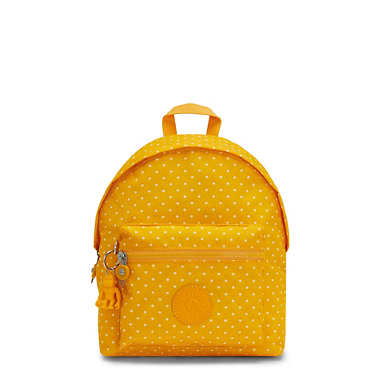 Reposa Printed Backpack - Soft Dot Yellow