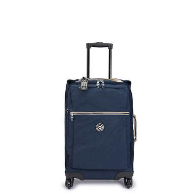 Darcey Small Printed Carry-On Rolling Luggage - Endless Blue Embossed