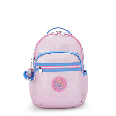 Seoul Large Metallic 15" Laptop Backpack - WavePop Met Lilac