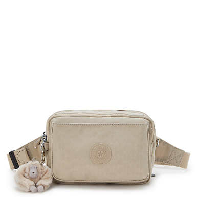 Abanu Multi Printed Convertible Crossbody Bag - Sign Beige Emb