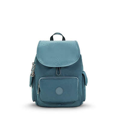 City Pack Small Printed Backpack - Midnight Teal