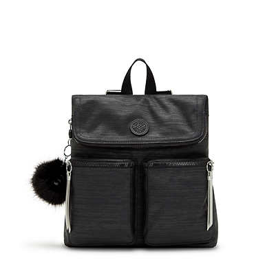 Breanna Medium Backpack - Black Shimmer