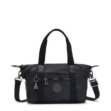 Art Mini Shoulder Bag - Black Camo Embossed