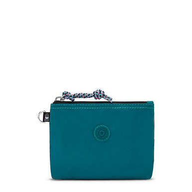 Casual Pouch Small Case - Duo Teal Coral