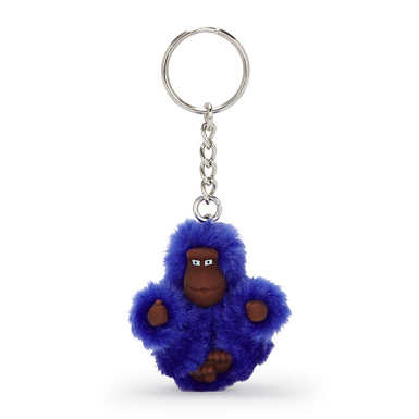 Sven Extra Small Monkey Keychain - Electric Blue