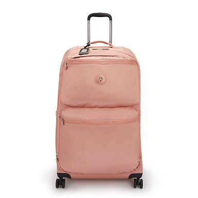 City Spinner Large Rolling Luggage - Warm Rose