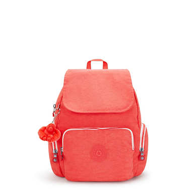 City Zip Small Backpack - Almost Coral