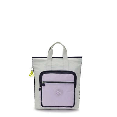 Sia 15" Laptop Tote Backpack - Grey Lilac Block