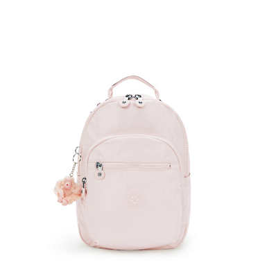 Seoul Small Metallic Tablet Backpack - Pink Shine