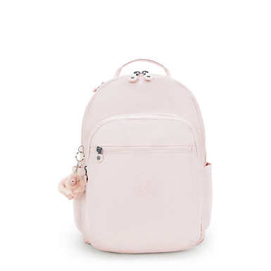 Seoul Large Metallic 15" Laptop Backpack - Pink Shine