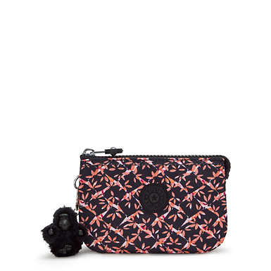 Creativity Small Printed Pouch - Black Eyelet