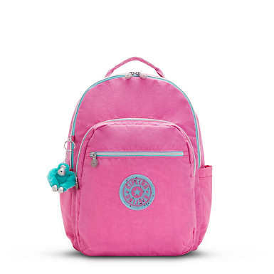 Seoul Large 15" Laptop Backpack - Glitter Pop Pink