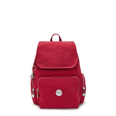 City Zip Small Backpack - Red Red Wine