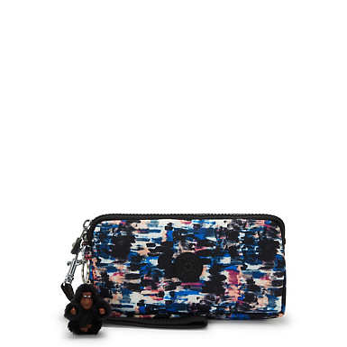 Lowie Printed Wristlet Wallet - Brush Strokes