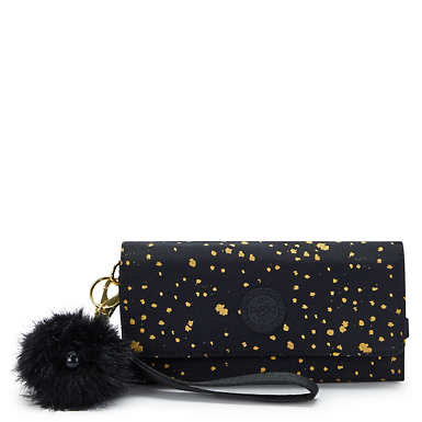 Rubi Large Printed Wristlet Wallet - Golden Night M