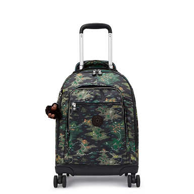 New Zea Printed 15" Laptop Rolling Backpack - Faded Green