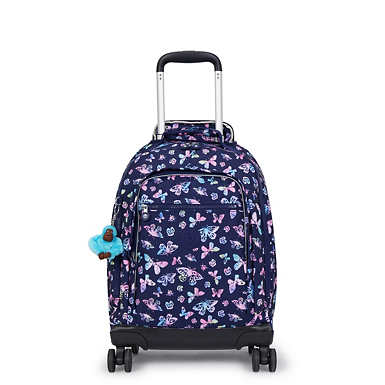 New Zea Printed 15" Laptop Rolling Backpack - Butterfly Fun