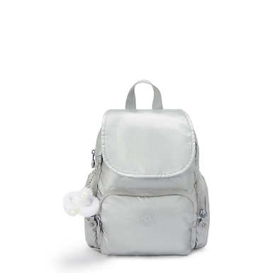 City Zip Mini Metallic Backpack - New Bright Met