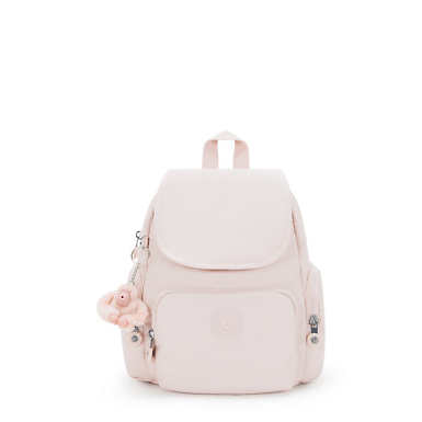 City Zip Mini Metallic Backpack - Pink Shine