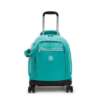 New Zea 15" Laptop Rolling Backpack - Turquoise Sea