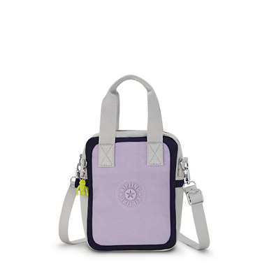 키플링 런치백 Kipling Lunch Bag,Grey Lilac Block