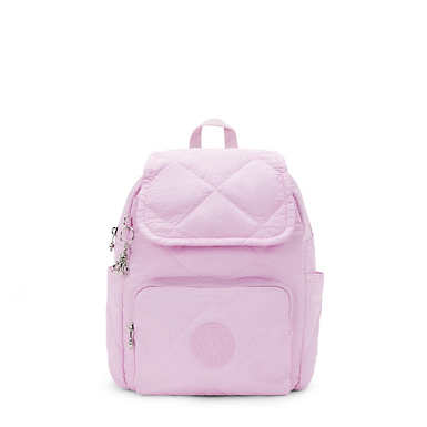 키플링 Kipling Quilted Backpack,Blooming Pink