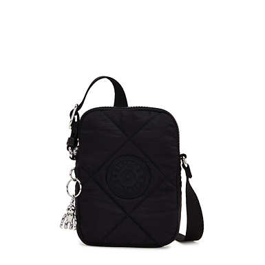 Annet Quilted Crossbody Phone Bag - Cosmic Black