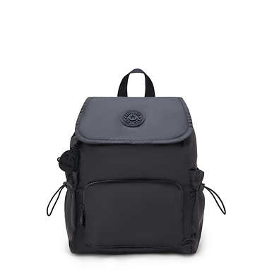 Joetta Smooth Satin Backpack - Simply Black