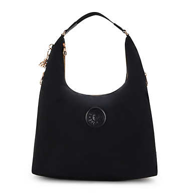 Eanna Zip Shoulder Bag - Black Rose Spice