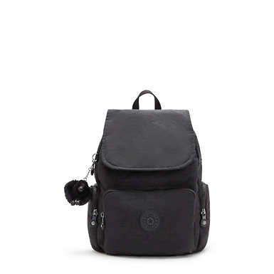 City Zip Mini Backpack - Black Noir